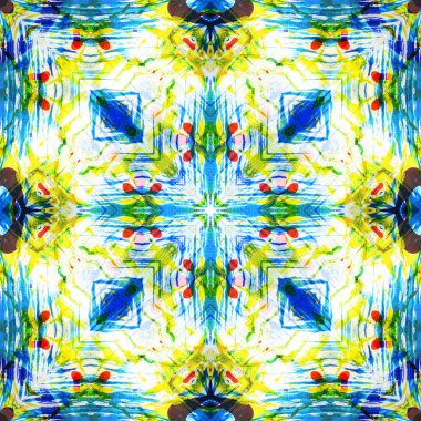 Kusursuz renksiz dekoratif sanat deseni.