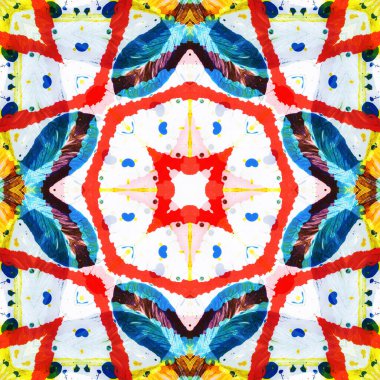 Kusursuz renksiz dekoratif sanat deseni.