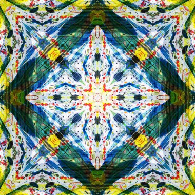 Kusursuz renksiz dekoratif sanat deseni.