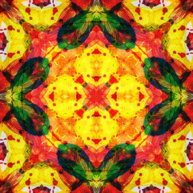 Kusursuz renksiz dekoratif sanat deseni.