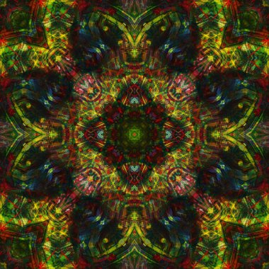 Kusursuz renksiz dekoratif sanat deseni.