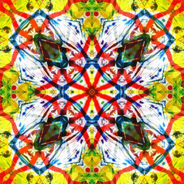 Kusursuz renksiz dekoratif sanat deseni.