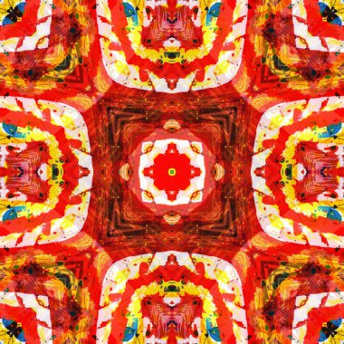 Kusursuz renksiz dekoratif sanat deseni.