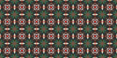 Kusursuz soyut simetrik halı deseni dokusu