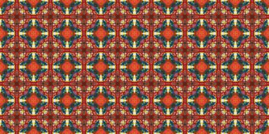 Kusursuz soyut simetrik halı deseni dokusu