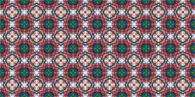 Kusursuz soyut simetrik halı deseni dokusu