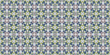 Kusursuz soyut simetrik halı deseni dokusu