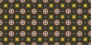 Kusursuz soyut simetrik halı deseni dokusu