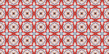 Kusursuz soyut simetrik halı deseni dokusu