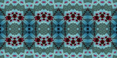 Kusursuz simetrik desen. Doku sürekli örülmüş