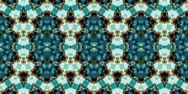 Kusursuz simetrik desen. Doku sürekli örülmüş