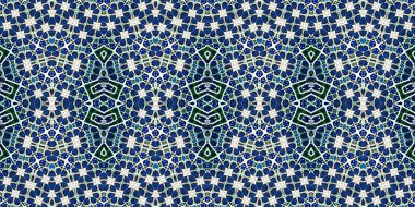 Kusursuz simetrik desen. Doku sürekli örülmüş