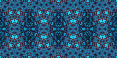 Kusursuz simetrik desen. Doku sürekli örülmüş