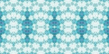 Kusursuz simetrik desen. Doku sürekli örülmüş