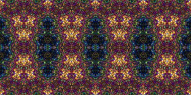 Kusursuz simetrik desen. Doku sürekli örülmüş