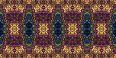 Kusursuz simetrik desen. Doku sürekli örülmüş