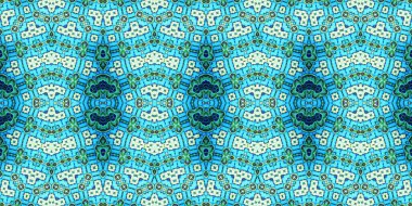 Kusursuz simetrik desen. Doku sürekli örülmüş