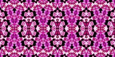 Kusursuz simetrik desen. Doku sürekli örülmüş