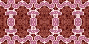 Kusursuz simetrik desen. Doku sürekli örülmüş