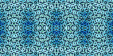 Kusursuz simetrik desen. Doku sürekli örülmüş