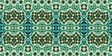 Kusursuz simetrik desen. Doku sürekli örülmüş