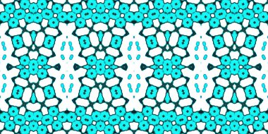 Kusursuz simetrik desen. Doku sürekli örülmüş