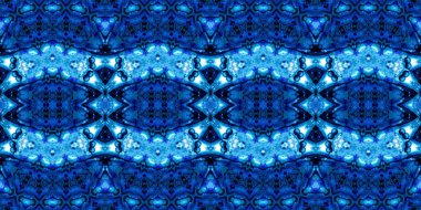 Kusursuz simetrik desen. Doku sürekli örülmüş