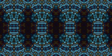 Kusursuz simetrik desen. Doku sürekli örülmüş