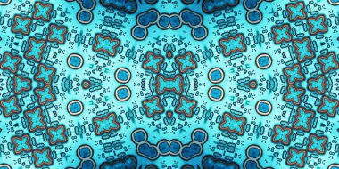 Kusursuz simetrik sanat modeli. Kaleydoskop dokusu