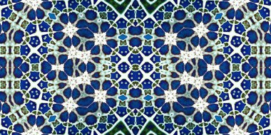 Kusursuz simetrik sanat modeli. Kaleydoskop dokusu