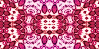 Kusursuz simetrik sanat modeli. Kaleydoskop dokusu