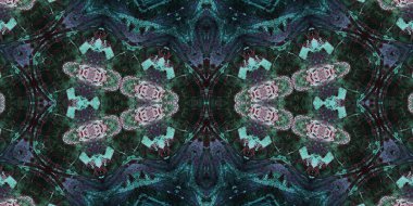 Kusursuz simetrik sanat modeli. Kaleydoskop dokusu