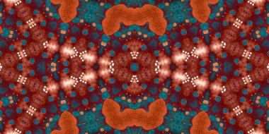 Kusursuz simetrik sanat modeli. Kaleydoskop dokusu