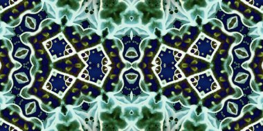 Kusursuz simetrik sanat modeli. Kaleydoskop dokusu