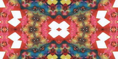 Kusursuz simetrik sanat modeli. Kaleydoskop dokusu