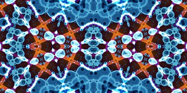 Kusursuz simetrik sanat modeli. Kaleydoskop dokusu