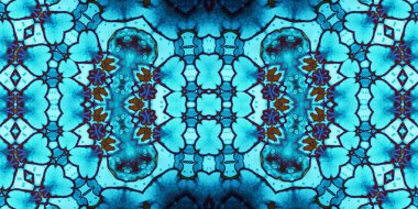 Kusursuz simetrik sanat modeli. Kaleydoskop dokusu