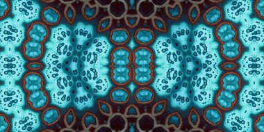 Kusursuz simetrik sanat modeli. Kaleydoskop dokusu