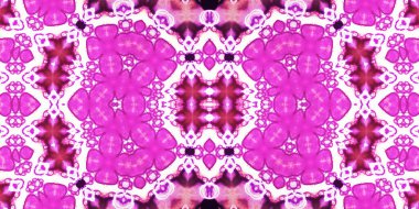 Kusursuz simetrik sanat modeli. Kaleydoskop dokusu