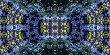 Kusursuz simetrik sanat modeli. Kaleydoskop dokusu