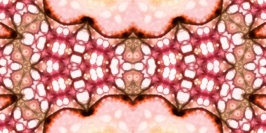 Kusursuz simetrik sanat modeli. Kaleydoskop dokusu