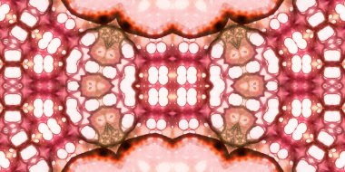 Kusursuz simetrik sanat modeli. Kaleydoskop dokusu