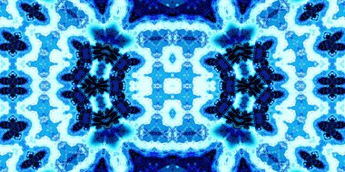 Kusursuz simetrik sanat modeli. Kaleydoskop dokusu