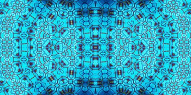Kusursuz simetrik sanat modeli. Kaleydoskop dokusu