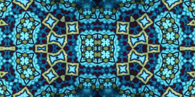 Kusursuz simetrik sanat modeli. Kaleydoskop dokusu