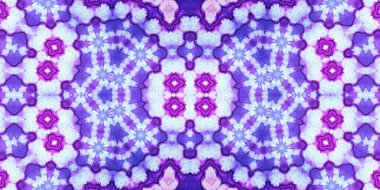 Kusursuz simetrik sanat modeli. Kaleydoskop dokusu
