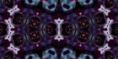 Kusursuz simetrik sanat modeli. Kaleydoskop dokusu