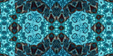 Kusursuz simetrik sanat modeli. Kaleydoskop dokusu