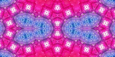 Kusursuz simetrik sanat modeli. Kaleydoskop dokusu