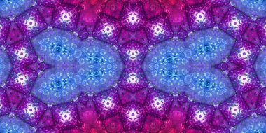 Kusursuz simetrik sanat modeli. Kaleydoskop dokusu